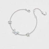 Luminous Butterfly Bracelet - Ice Blue